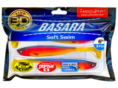 LUCKY JOHN 3D Basara Soft Swim 6" barva PG13 - 3ks