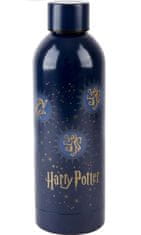 KIDS LICENSING EUROSWAN Nerezová láhev na pití Harry Potter Blue Potravinářská nerezová ocel 18/8, 500 ml