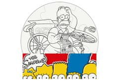 Efko Vymaluj si puzzle The Simpsons - kruh 9 dílků