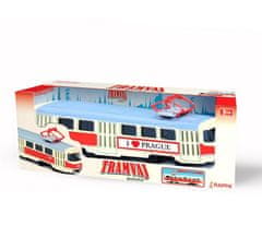 Rappa Kovová česká retro tramvaj 16 cm PRAGUE