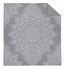 Detexpol Přehoz na postel Mandala grey Polyester, 170/210 cm