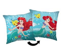 Jerry Fabrics Mikroplyšový polštářek Ariel Friends Polyester, 35/35 cm