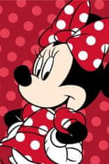 Jerry Fabrics Deka mikroflanel Minnie Red Polyester, 100/150 cm