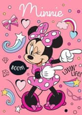 Faro Fleece deka Minnie Boom Polyester, 100/140 cm