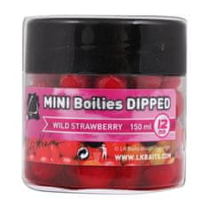 Lk Baits Mini Boilies in Dip Wild Strawberry 12mm 150ml