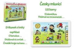 Teddies Mravenečkův tablet plast na baterie se zvukem v krabici