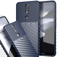 HURTEL OHEBNÝ PANCÉŘOVÝ KRYT THUNDER CASE PRO NOKIA 2.4 BLUE