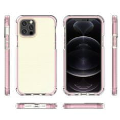 HURTEL PRUŽNÉ GELOVÉ PANCÉŘOVÉ POUZDRO SPRING ARMOUR S BAREVNÝM RÁMEČKEM PRO IPHONE 12 PRO, ČERNÉ