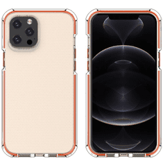 HURTEL PRUŽNÉ GELOVÉ PANCÉŘOVÉ POUZDRO SPRING ARMOUR S BAREVNÝM RÁMEČKEM PRO IPHONE 11 PRO MAX, ČERVENÉ