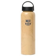 FotbalFans Láhev FC Barcelona, elegantní, hliník, 600 ml