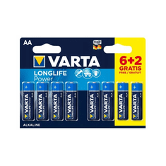 shumee VARTA LR06 LONGLIFE alkalická baterie 8 ks/bl.