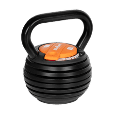 shumee Automaticky nastavitelný litinový kettlebell 9kg, REBEL ACTIVE