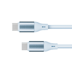 shumee USB Type C - USB Type C kabel 100 W 1 m silikonový modrý Kruger&amp;Matz Basic