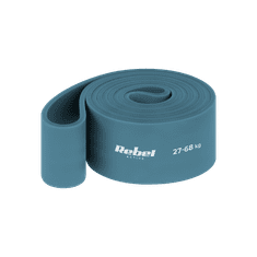 shumee Latexový cvičební pás - Power Band PL-6, modrý 27-68 kg REBEL ACTIVE