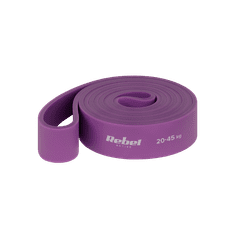 shumee Latexový cvičební pás - Power Band PL-4, fialový 20-45 kg REBEL ACTIVE