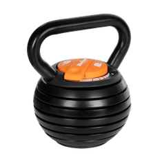 shumee Automatický nastavitelný litinový kettlebell 18 kg REBEL ACTIVE