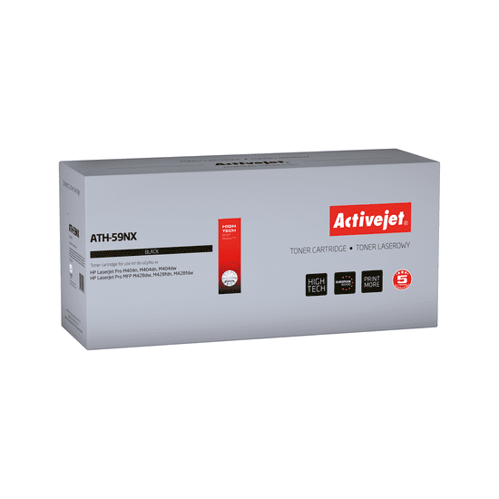 shumee ActiveJet TONER pro laserovou tiskárnu HP (59X CF259X) černý s čipem