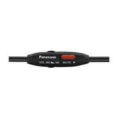 Panasonic RP-HT265E-K, drátové sluchátka, přes hlavu, 3,5mm jack, 6,3mm jack, kabel 5m, ovládání hlasitosti, černá