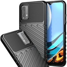 HURTEL OHEBNÝ KRYT POUZDRA THUNDER CASE PRO XIAOMI POCO M3 / XIAOMI REDMI 9T ČERNÝ