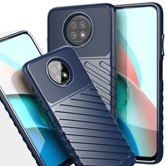 HURTEL OHEBNÉ PANCÉŘOVÉ POUZDRO THUNDER CASE PRO XIAOMI REDMI NOTE 9T 5G MODRÉ