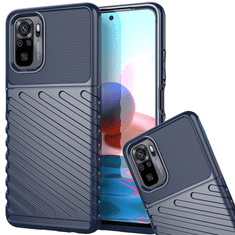 HURTEL OHEBNÝ KRYT POUZDRA THUNDER CASE PRO XIAOMI REDMI NOTE 10 / REDMI NOTE 10S MODRÝ