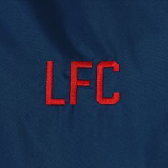 FotbalFans Bunda Liverpool FC, modrá, kapuce, zip | M