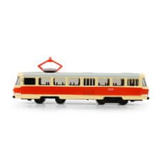 Rappa Kovová česká retro tramvaj 16 cm PRAGUE