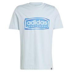 Adidas Tričko na trenínk modré XXL Fld Spw Logo