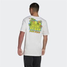 Adidas Tričko bílé XL Stokd Tee Flowe