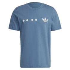 Adidas Tričko modré XS Logo Ss T