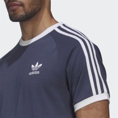 Adidas Tričko na trenínk tmavomodré XL 3-stripes Tee