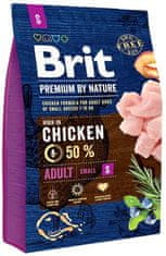 Brit Krmivo Premium by Nature Adult S 3kg