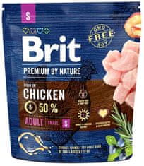 Brit Krmivo Premium by Nature Adult S 1kg