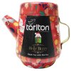 Basilur TARLTON Tea Pot Holly Berry Black - sypaný černý čaj s kousky ovoce v plechové konvičce 100g