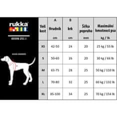 RUKKA PETS Rukka Solid postroj růžový XL