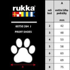 RUKKA PETS Rukka Proff Shoes botičky nízké - 2ks, černé / vel. 3