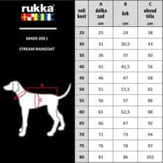 RUKKA PETS Rukka Stream Raincoat pláštěnka žlutá 80