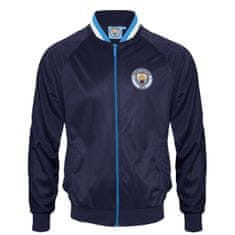 FotbalFans Bunda Manchester City FC, modrá, bomber, zip | XL