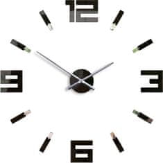 ModernClock 3D nalepovací hodiny Blink černé