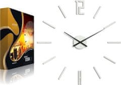 ModernClock 3D nalepovací hodiny Carlo bílé