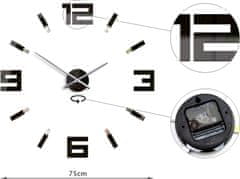 ModernClock 3D nalepovací hodiny Blink černé