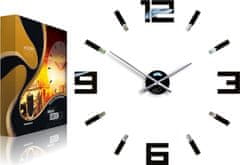 ModernClock 3D nalepovací hodiny Blink černé