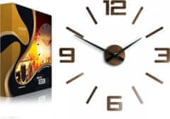 ModernClock 3D nalepovací hodiny Reden měděné