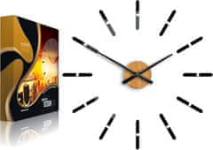 ModernClock 3D nalepovací hodiny Sonne černé