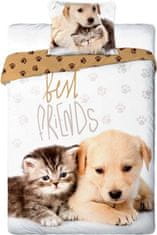 FARO Textil Bavlněné povlečení Best Friends 014 - 160x200 cm