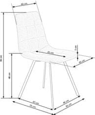 Halmar Designová židle Chlorett béžová