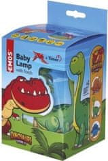 Emos Dětská LED lampa se svítilnou Dino barevná