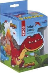 Emos Dětská LED lampa se svítilnou Dino barevná