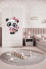 Kocot kids Dětská šatní skříň BABYDREAMS Panda bílá