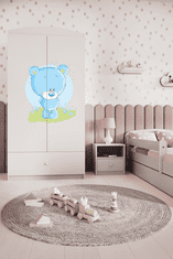 Kocot kids Dětská skříň Babydreams 90 cm medvídek bílá